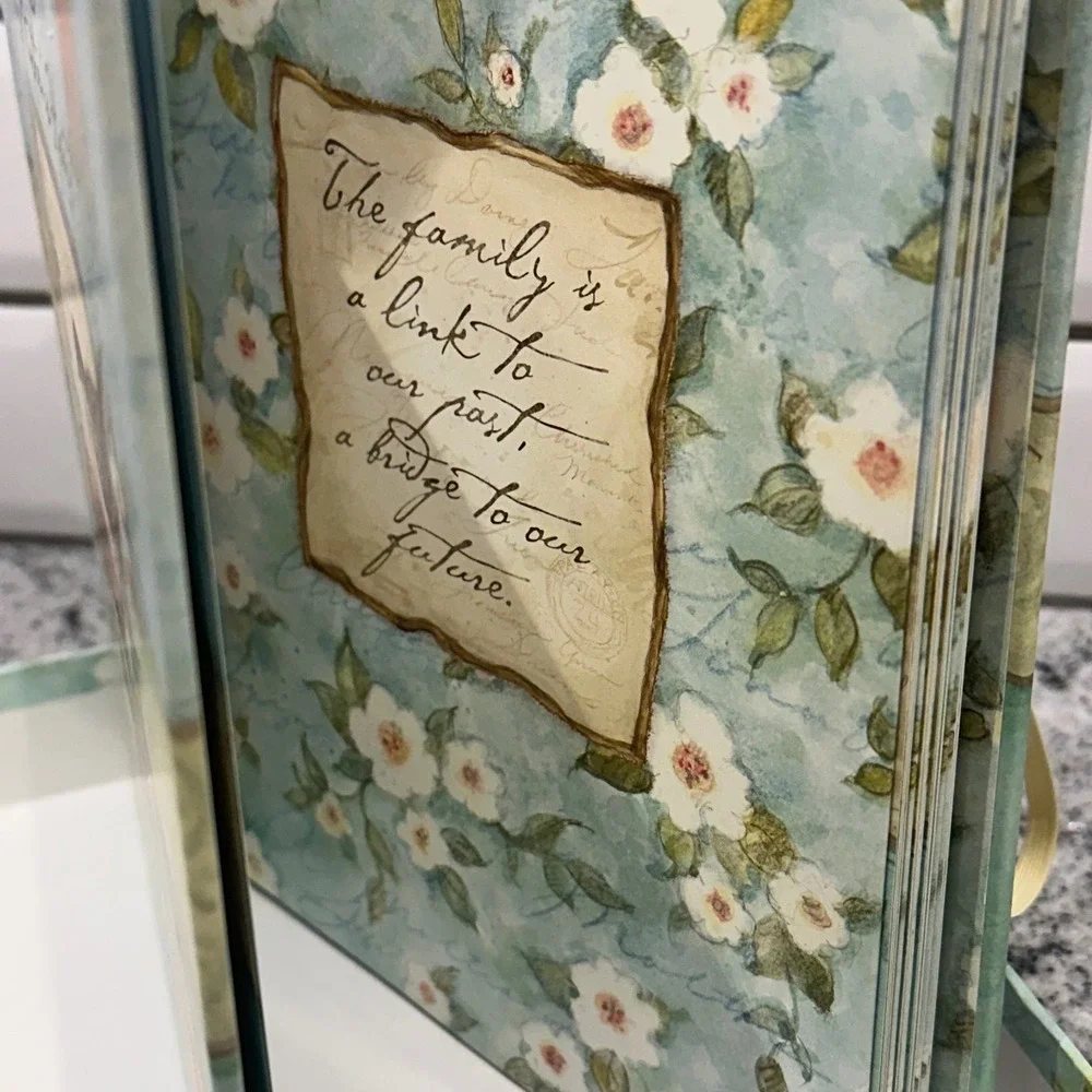 Susan Winget Mother Keepsake Journal Blue Bird Nest Butterfly Cottagecore